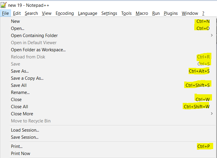 97 Useful Notepad++ Keyboard Shortcuts Code2care